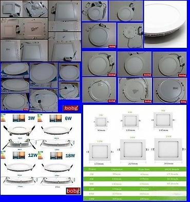 Rasveta: 💡 LED PANELI 3200K • 4200K • 6500K Ugradni i nadgradni – GARANCIJA – — 8