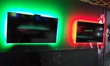 Aksesoari za TV i video: USB RGB LED TRAKA SA RF KONTROLEROM I DALJISNKIM 5V ZA TV *Cena — 24