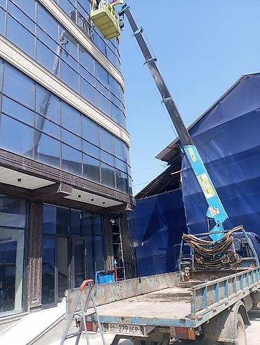 Услуги автокрана: Услуги автовышки/манипулятора - Рабочая высота подъемной корзины: до — 11