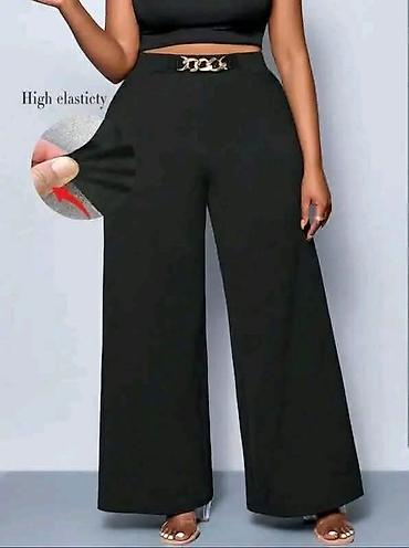 velicine pantalona za zene: ✨ PANTALONE ZA PUNIJE DAME ✨ Moderan široki kroj, visok struk i — 6