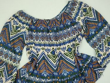 błękitna eleganckie bluzki: Bluzka Damska, XL, stan - Idealny