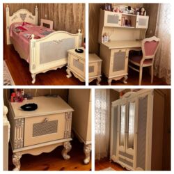 Ev üçün dekor: Gənc yataq desti 700azn. Matrası ortopedikdi. Ünvan Sumqayit (aml)