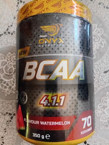 Protein: Onyx Nutrition BCAA 4:1:1 qarpız dadlı idman qidası. Bu əzələlərin