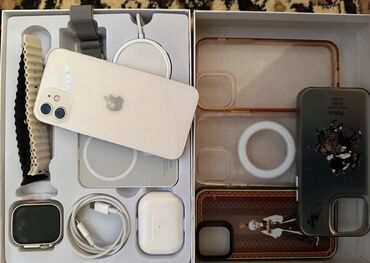 самсунг с 23 ультра бишкек цена: IPhone 12, Колдонулган, 128 ГБ, Black Titanium, Кулакчындар, Заряддоочу түзүлүш, Коргоочу айнек, 77 %