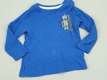 błękitna koszula: Bluzka, Lupilu, 9-12 m, stan - Bardzo dobry