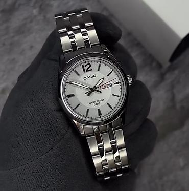 Кол сааттар: Классические наручные часы Casio на металлическом браслете. - Корпус — 1