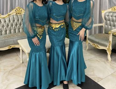 шикарный турецкие вечерние платья для полных: Бий үчүн көйнөк, Узун модель, түсү - Жашыл, XS (EU 34), XL (EU 42), Бар