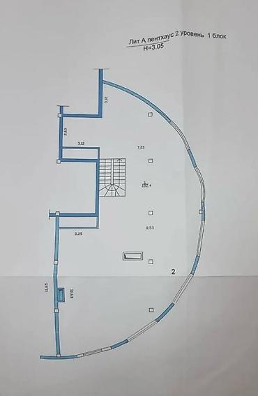 Продажа квартир: 5 и более комнат, 404 м², Элитка, 15 этаж, Готовая ПСО (под самоотделку) — 12