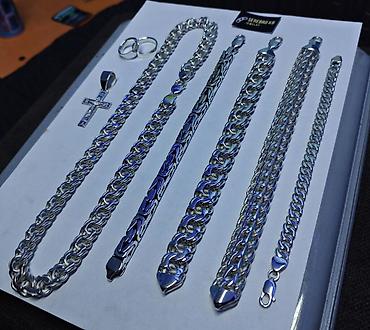 Серебряные цепочки: Серебряная цепь "Арабский Бисмарк" 55 грамм 55 см — 8