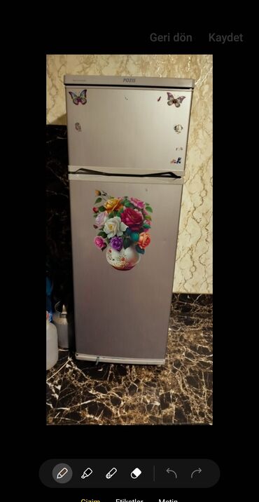 ikinci əl soyuducu satışı: Б/у 2 двери Pozis Холодильник Продажа, цвет - Бежевый, Встраиваемый