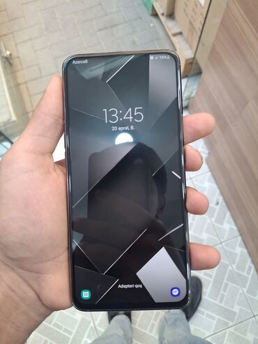 Samsung: Samsung Galaxy A80, 128 GB, rəng - Boz