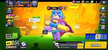 день сяпина: Аккаунт Brawl Stars Основное: - Кубки: 42 510+ - Уровень профиля: 18 — 4