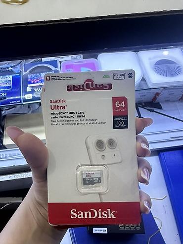 SanDisk Ultra microSDXC UHS-I yaddaş kartı – 64 GB - Model: SanDisk