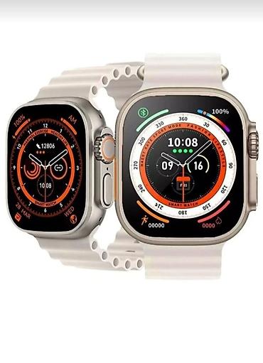 hk 9 pro plus: Yeni, İdman Saat dəsti, rəng - Gümüşü — 2