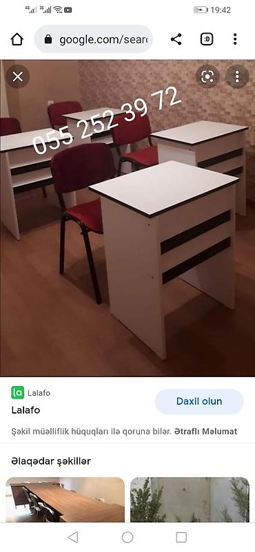 Masalar: Kompüter masası, Yeni, Açılmayan, Laminat, Dördbucaq masa — 7