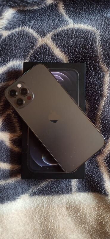 Apple iPhone: IPhone 12 Pro, 128 GB, Space Gray, Barmaq izi, Face ID