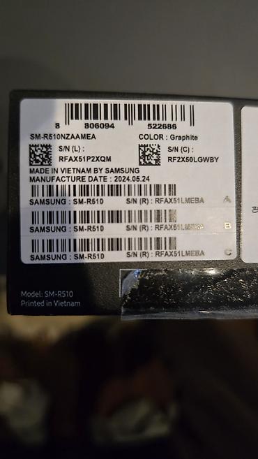 maqintafon ucuz: Samsung Galaxy Buds2 Pro simsiz qulaqlıq dəsti. Model: SM-R510. Rəng — 8
