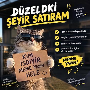 reklam işi: Salam Şeyir Meyxana satlir Mahnı Özüm evde yaziram –“ — 1