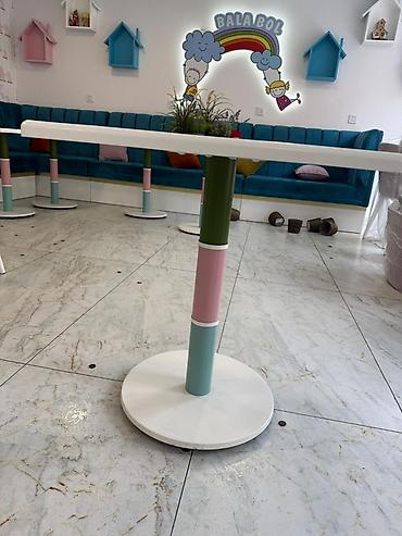 masa restoran: Kvadrat formalı kafe/ restoran masası 11 ədəd mövcuddur - Üst səth — 2