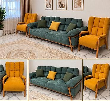Türkiye istehsalı ViVa firmasının Divan ve 2 kreslosu satılır, divan