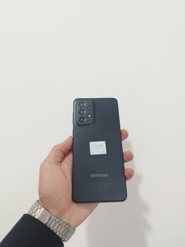 Samsung: Samsung Galaxy A33, 128 GB, rəng - Qara, Düyməli, Barmaq izi