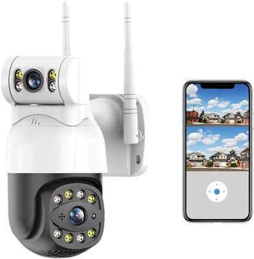 Səsgücləndirici və qəbuledicilər: Wifi ptz 360° 5MP/4K wifi cöl kamera Original ProVision 2 kamerali