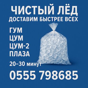 горилла оптом бишкек: ПИЩЕВОЙ ЛЁД доставим по центру за 20 минут