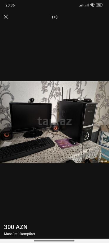 kompüterlər islenmis: Cpu: İ3 2130 Videokark: Nvidia GT630 Ram: DDR3 8GB 1600 Ssd: 256 gb