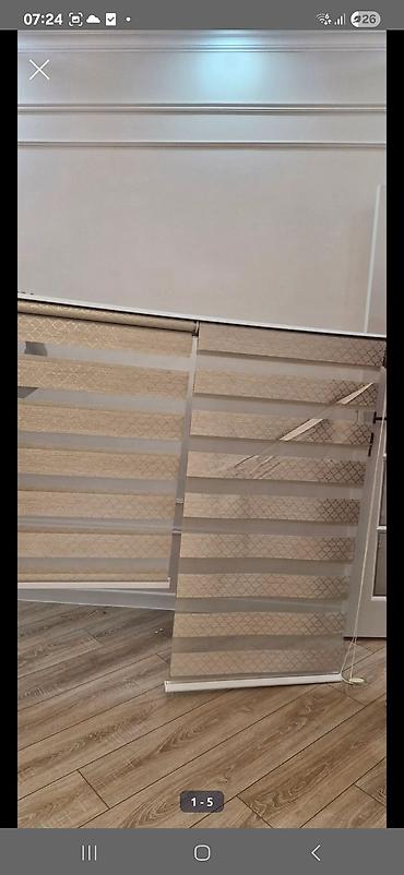 Satilir jaluz zebra pərdə ölchu 1.47sm eni 2metr uzunlugudur.35mandir