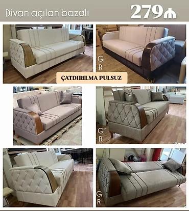 qusar mebel: Divan-kravat, Yeni, Açılan, Bazalı, Parça, Pulsuz çatdırılma — 1
