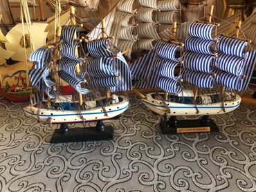 Gəmi modelləri: Original gəmi suvenir kolleksiyası. Hamısı əl işidir. Fərqli ölçüdə -da lalafo.az — 6 Gəmi modelləri: Original gəmi suvenir kolleksiyası. Hamısı əl işidir. Fərqli ölçüdə — 6