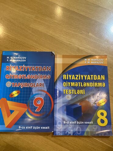 6 ci sinif riyaziyyat sinaq testleri pulsuz: Riyaziyyat Namazov qiymətləndirmə testləri. İkisi birlikdə 6 manat