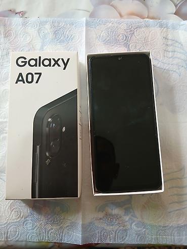 samsung galaxy 7: Samsung Galaxy A07, 128 GB, Barmaq izi, İki sim kartlı, Face ID — 2