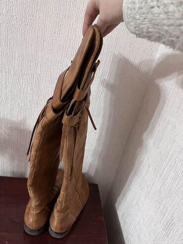 Tuflilər: Tuflilər, Ölçü: 37, rəng - Qəhvəyi, İşlənmiş — 8