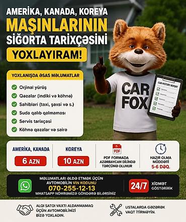 nomre axtarisi masin: 🇺🇸Amerika,🇰🇷Koreya,🇨🇦Kanadada sürülən avtomobillərin CARFAX — 1