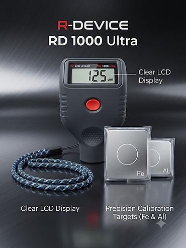 толщиномер rdevice: Толщиномер покрытия R-DEVICE RD 1000 Ultra - Точный измеритель — 1