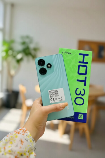 Infinix: Infinix Hot 30, 128 GB, rəng - Mavi, Zəmanət — 1