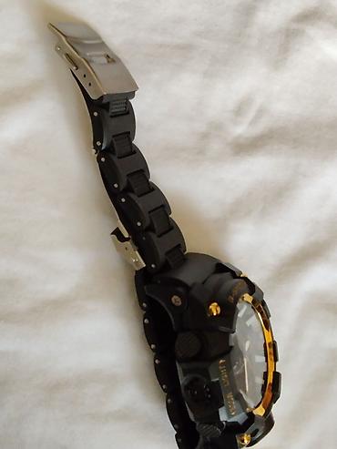 Ručni satovi: Casio G-Shock muški ručni sat – Mudmaster stil, crno-zlatni - Robusno — 5