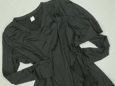 bluzki z gumka na dole plus size: Women`s dress, XL (EU 42)
