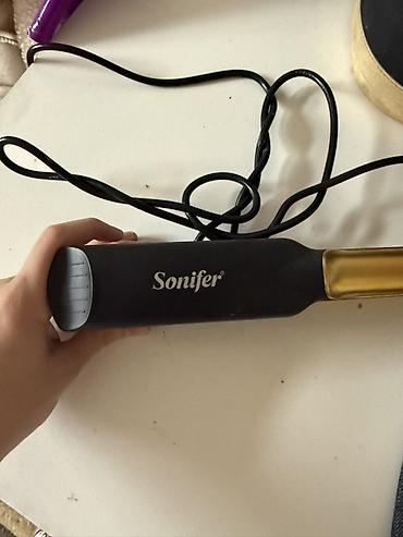 Sonifer saç düzləndirici - Marka: Sonifer - Rəng: qara/qızılı -
