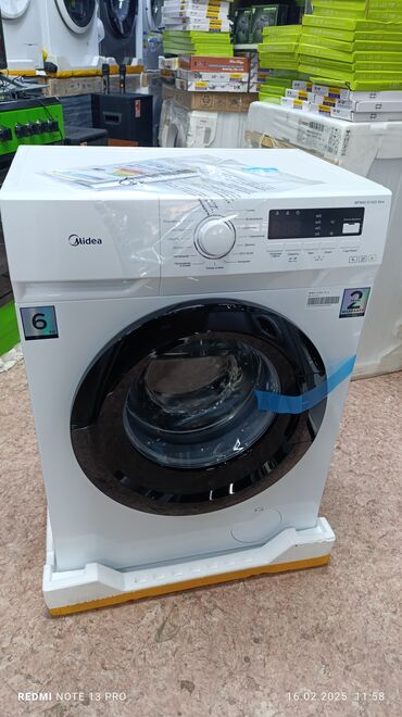 афтомат стиралка: Кир жуучу машина Midea, Жаңы, Автоматтык, 6 кг чейин, Компакттуу