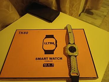 apple watch ultra 1: ULTRA TK80 Smart Watch - Model: TK80 (Germany qeydli) - Ekran: Rəngli — 1