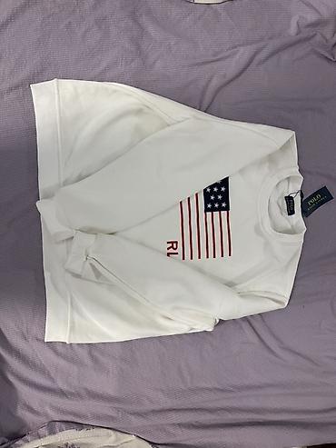рубашка polo: Мужская толстовка, Стандарт, Polo Ralph Lauren, Новый, цвет - Белый — 2
