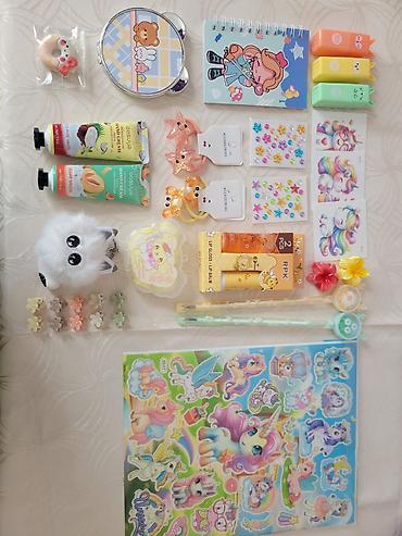 bayram sekilleri: Unicorn temalı mini hədiyyə boksu. Dəst vizualda göstərildiyi kimi — 4