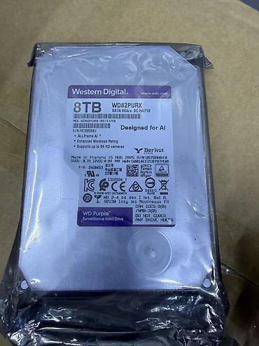 8тб: Накопитель для ПК, Новый, Western Digital (WD), HDD — 1