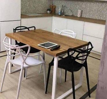 ormari za trpezariju: Trpezarijski sto model j5 | izrada nameštaja po meri drvo&metal — 2