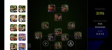 qobu park 3: Efootball 25 pes hesabı 180m 50 epik(showtime) mükəmməl hesab. tək