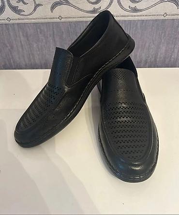 Ayaqqabılar: Məhsul: Kişi loafer ayaqqabısı - Rəng: qara - Üst material — 2