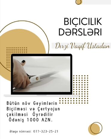 ispan dili kursu: Peşəkar Dərzi, modelyer, biçici, dizayner olmaq istəyənlər müraciət