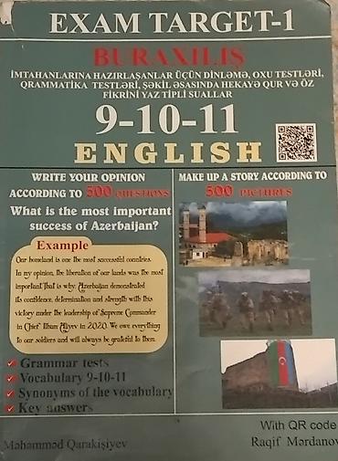 500: Məhsul: “EXAM TARGET-1 – Buraxılış (English) 9-10-11” Təsvir: - 9, 10 — 1